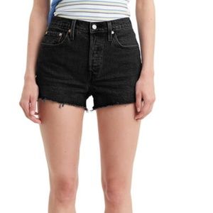 Levi 501 Lunar Black Shorts
